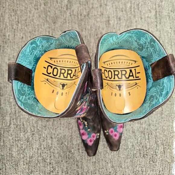 Corral Embroidered Deer Skull Tall Boots - Picture 6 of 8